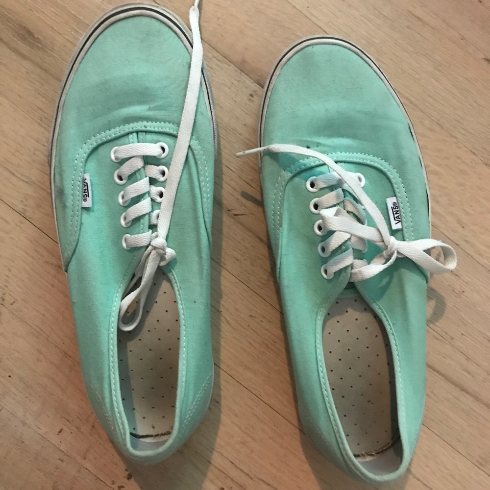 Teal vans!!